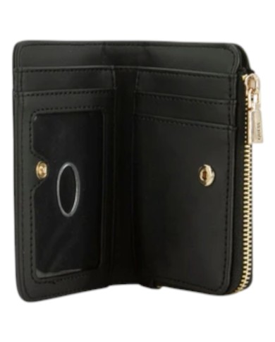 Portafoglio Donna Guess Phoebe Slg 4G Logo Peony Leather Black