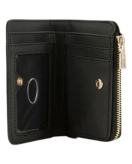 Portafoglio Donna Guess Phoebe Slg 4G Logo Peony Leather Black