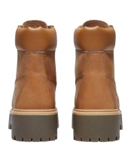 Stivaletto Donna Timberland Anfibio Stone Street 6 In Lace Waterproof Wheat Full Grain