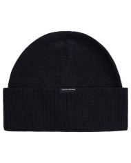 Cappello Uomo Armani Exchange Beanie Hat Line Logo Deep Navy