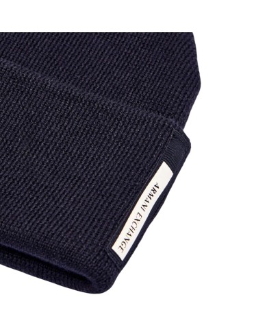 Cappello Uomo Armani Exchange Beanie Hat Line Logo Deep Navy