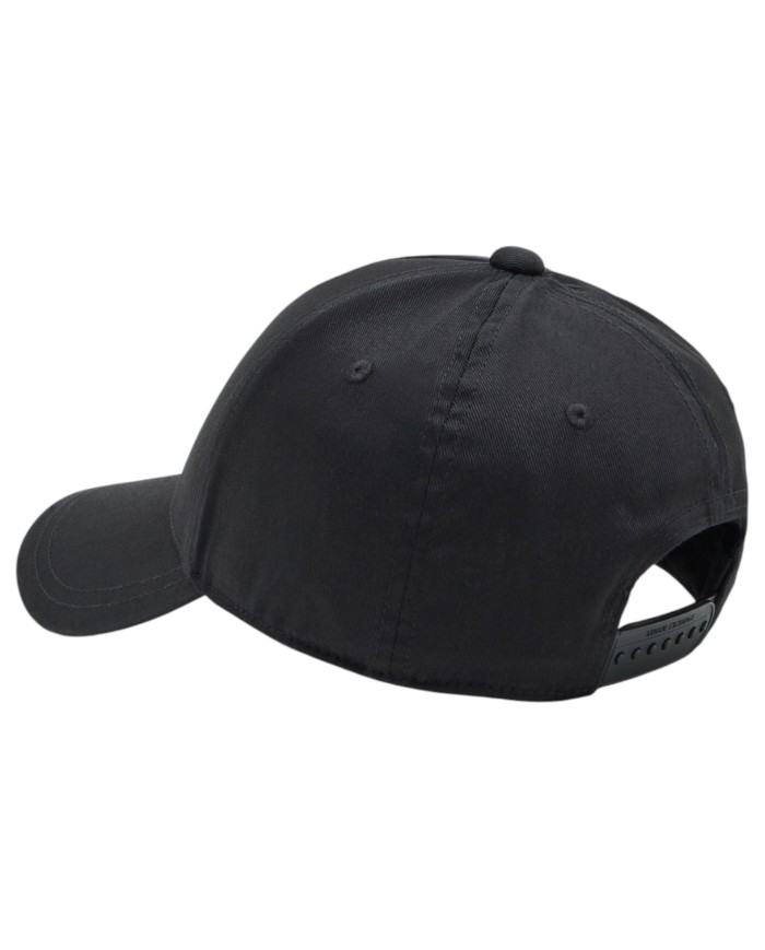 Cappello Uomo Armani Exchange Baseball Hat Milano New York Line Logo Black