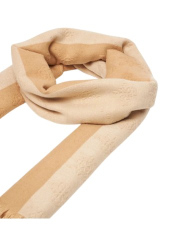 Sciarpa Donna Guess 4G Logo Peony 70 x 180 Beige