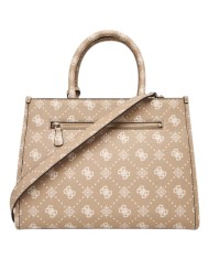 Borsa Guess Donna Silia 4G Logo Peony Con Tracolla Leather Taupe Biscuits