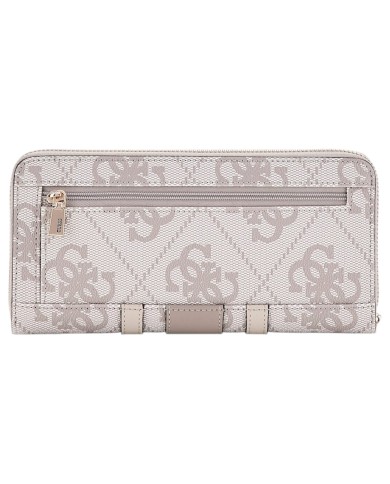 Portafoglio Guess Donna Erenia 4G Logo Leather Dark Taupe