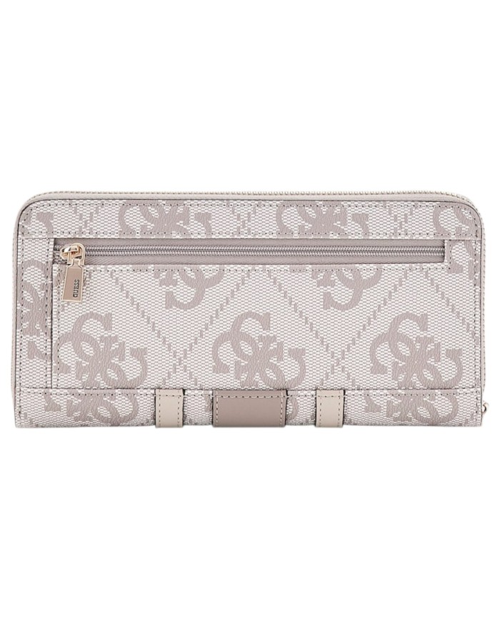 Portafoglio Guess Donna Erenia 4G Logo Leather Dark Taupe