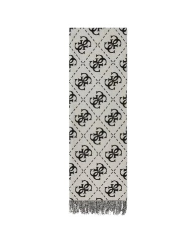 Sciarpa Donna Guess Nolana 4G Logo Scarf Black Grey