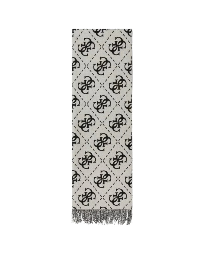 Sciarpa Donna Guess Nolana 4G Logo Scarf Black Grey