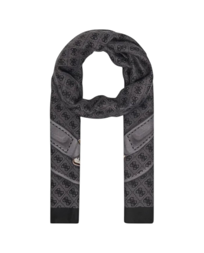 Sciarpa Guess Donna Noelle 4G Logo 90 x 180 Printed Scarf Coal