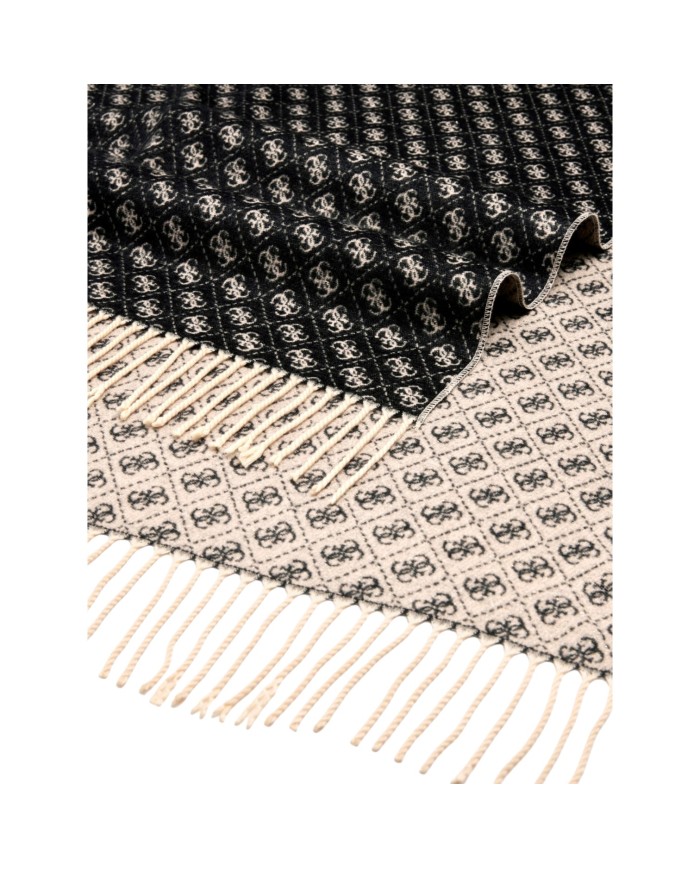 Sciarpa Guess Donna Noelle 4G Logo 60 x 180 Printed Scarf Black