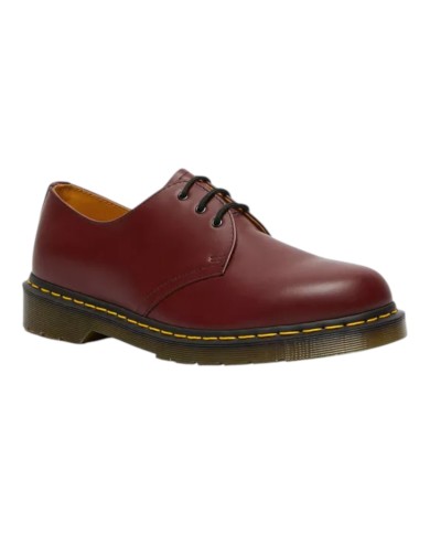 Scarpa Donna Unisex Uomo Dr Martens Oxford 1461 59 in pelle Smooth Cherry Red Rouge