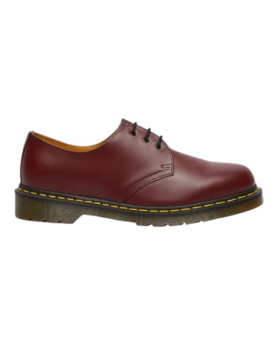 Scarpa Donna Unisex Uomo Dr Martens Oxford 1461 59 in pelle Smooth Cherry Red Rouge