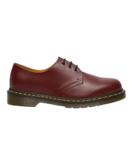 Scarpa Donna Unisex Uomo Dr Martens Oxford 1461 59 in pelle Smooth Cherry Red Rouge
