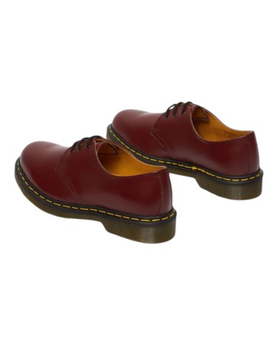 Scarpa Donna Unisex Uomo Dr Martens Oxford 1461 59 in pelle Smooth Cherry Red Rouge