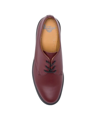 Scarpa Uomo Unisex Donna Dr Martens Oxford 1461 PW Cherry Red Rouge