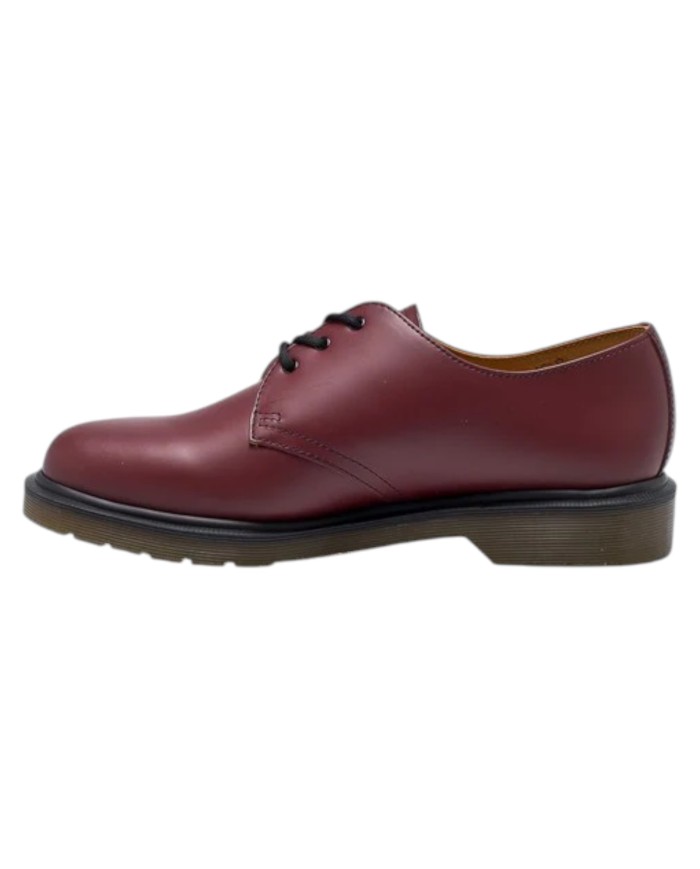 Scarpa Uomo Unisex Donna Dr Martens Oxford 1461 PW Cherry Red Rouge