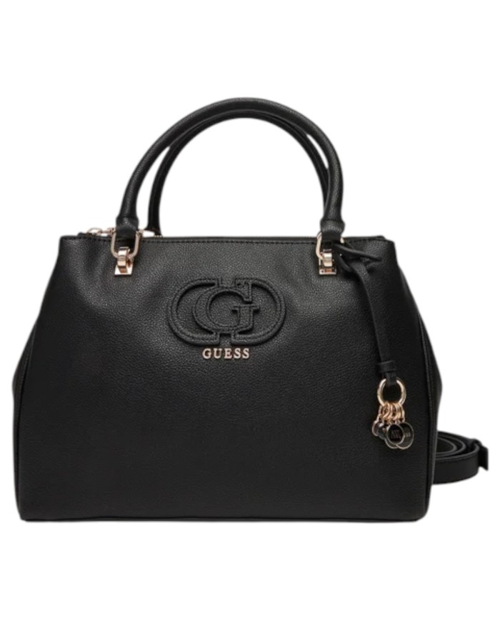 Borsa Guess Donna Calebra G Logo Con Tracolla Leather Black