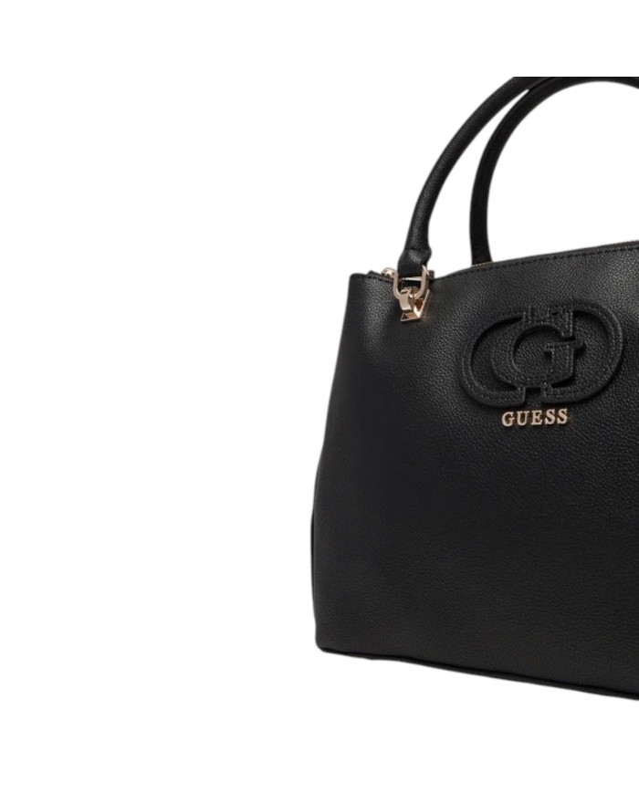 Borsa Guess Donna Calebra G Logo Con Tracolla Leather Black