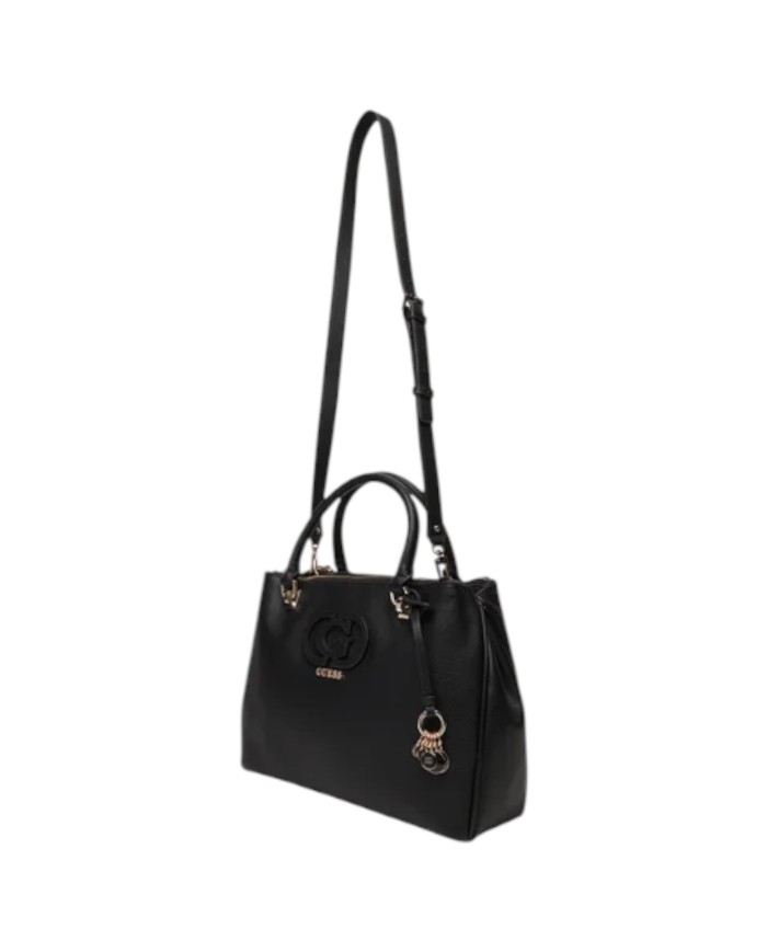 Borsa Guess Donna Calebra G Logo Con Tracolla Leather Black