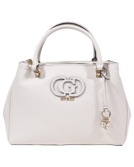 Borsa Guess Donna Calebra G Logo Con Tracolla Leather Off White