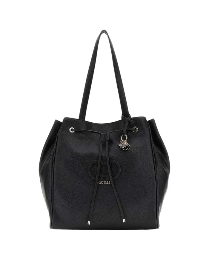 Shopper Guess Donna Calebra G Logo Leather Black