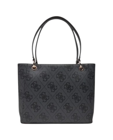 Shopper Guess Donna Noelle II 4G Double Stripe Logo Leather Coal