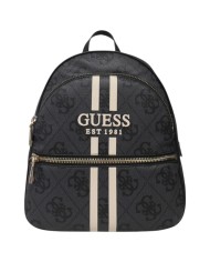Zaino Guess Donna Manhattan II 4G Double Stripe Logo Leather Coal