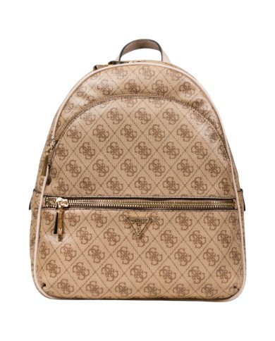 Zaino Guess Donna Manhattan II 4G Logo Leather Latte