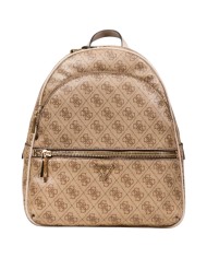 Zaino Guess Donna Manhattan II 4G Logo Leather Latte