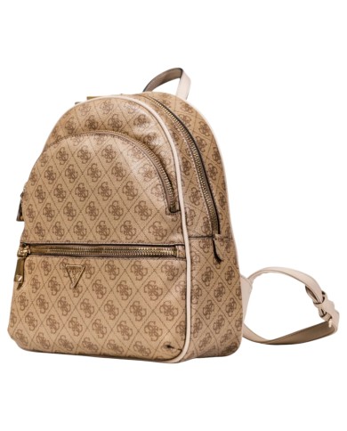 Zaino Guess Donna Manhattan II 4G Logo Leather Latte