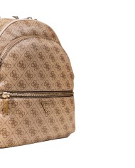 Zaino Guess Donna Manhattan II 4G Logo Leather Latte