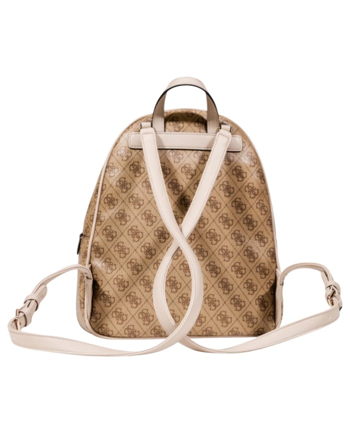 Zaino Guess Donna Manhattan II 4G Logo Leather Latte