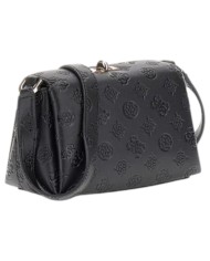Borsetta Guess Donna Phoebe Con Tracolla 4G Logo Peony Leather Black