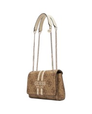 Borsetta Guess Donna Noelle II 4G Logo Leather Latte