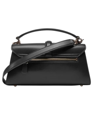 Borsetta Guess Donna Queensland Con Tracolla Guess Logo Leather Black