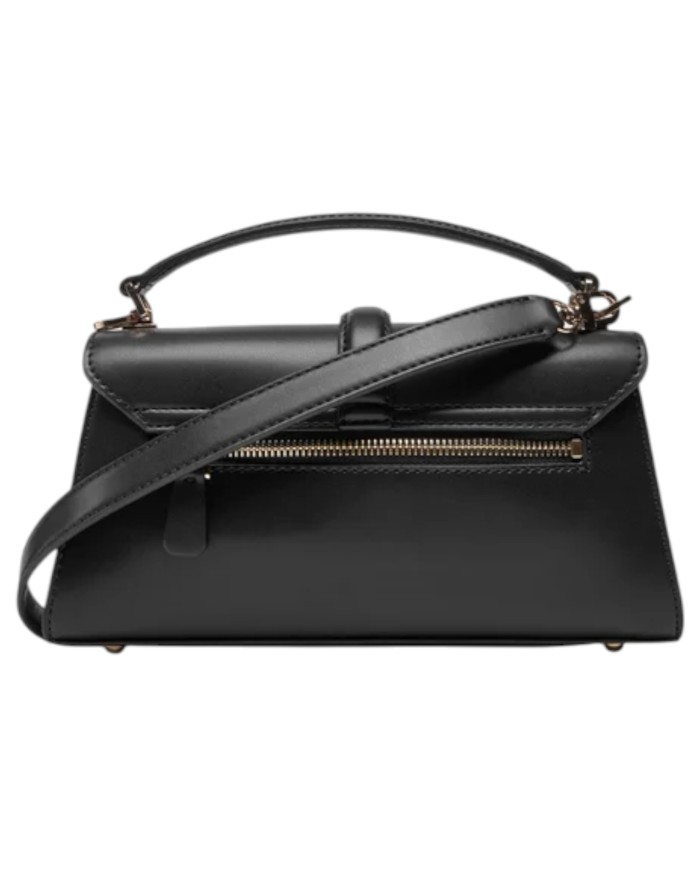 Borsetta Guess Donna Queensland Con Tracolla Guess Logo Leather Black