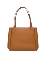 Shopper Guess Donna Talent Triangle Logo Leather Caramel