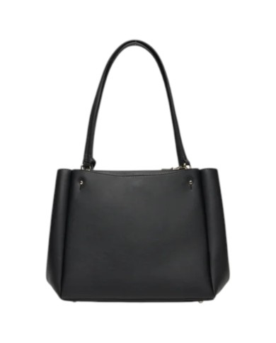 Shopper Guess Donna Talent Triangle Logo Leather Black