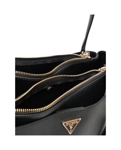 Shopper Guess Donna Talent Triangle Logo Leather Black
