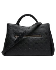 Shopper Guess Donna Phoebe Con Tracolla 4G Logo Peony Leather Black
