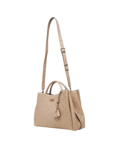 Shopper Guess Donna Phoebe Con Tracolla 4G Logo Peony Leather Taupe