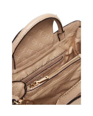 Shopper Guess Donna Phoebe Con Tracolla 4G Logo Peony Leather Taupe