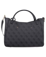 Borsetta Guess Donna Brenton Con Tracolla 4G Logo Leather Coal