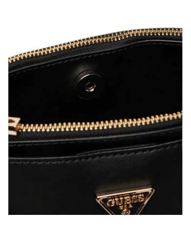 Borsetta Guess Donna Talent Con Tracolla Triangle Logo Leather Black