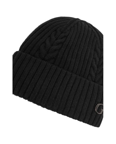 Cappello Guess Donna Knitted Beanie Hat Black