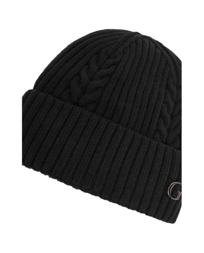 Cappello Guess Donna Knitted Beanie Hat Black