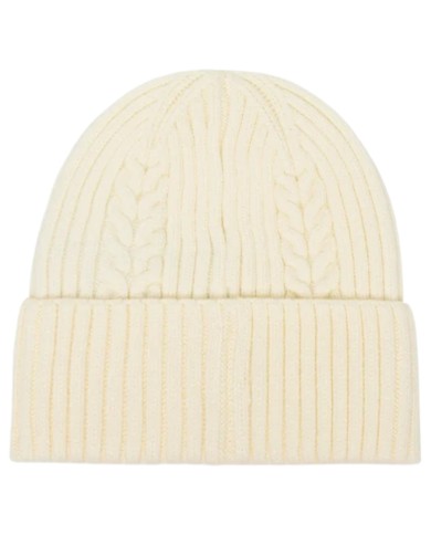 Cappello Guess Donna Knitted Beanie Hat White