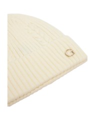 Cappello Guess Donna Knitted Beanie Hat White