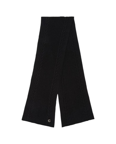 Sciarpa Guess Donna Knitted Scarf G Logo Black