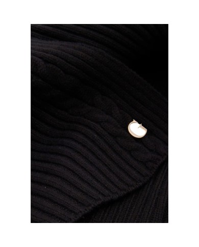 Sciarpa Guess Donna Knitted Scarf G Logo Black